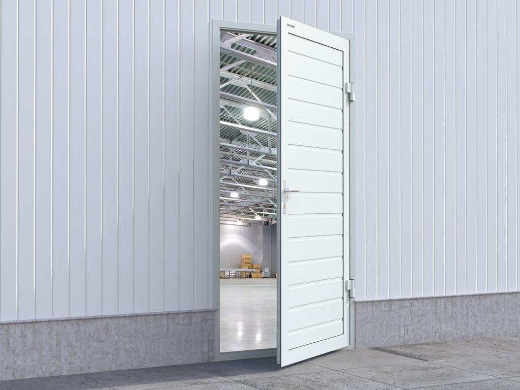 Гаражная дверь устанавливается в помещения промышленного и складского назначения.